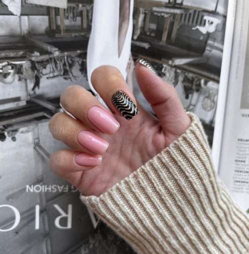Manucure Zebra 2026: photo, nouveau design spectaculaire