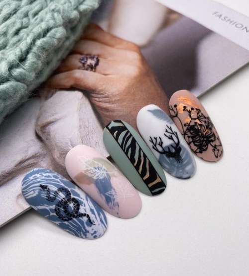 Manucure Zebra 2026: photo, nouveau design spectaculaire