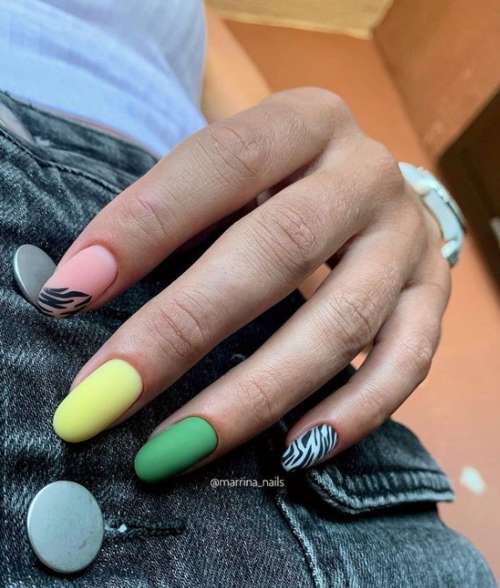 Manucure Zebra 2026: photo, nouveau design spectaculaire