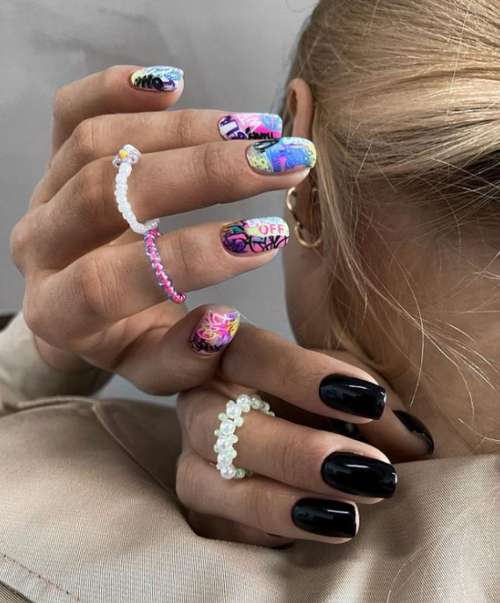 Tendances dans la conception des ongles d'automne pour les jeunes