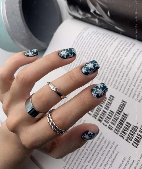 Conception d'ongles d'automne