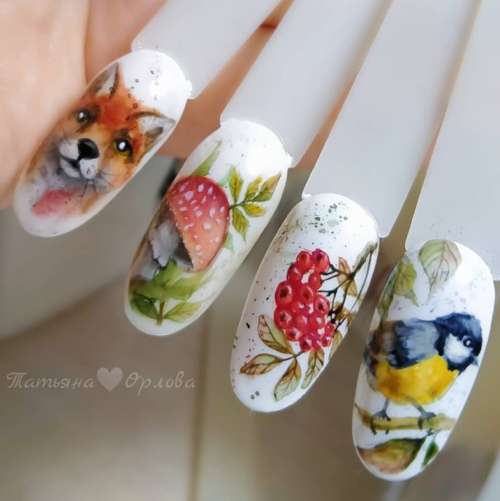 Nail art d'automne