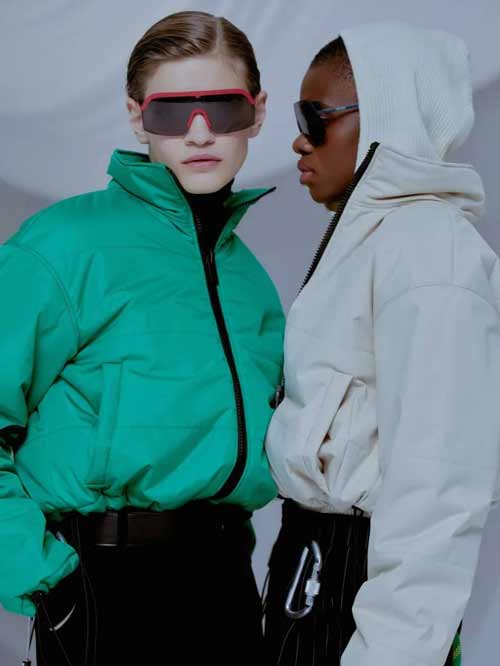 Doudoune verte tendance