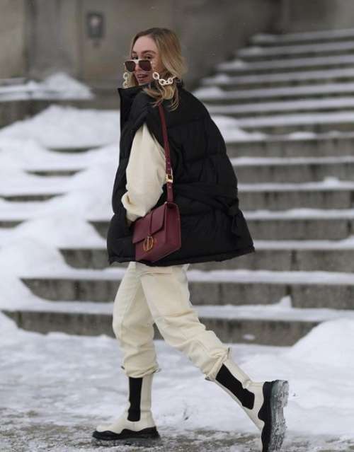 Doudounes oversize : tendances 2026, photos avec quoi porter