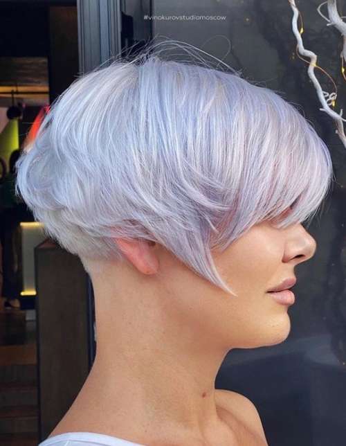 Coupe de cheveux Pixie bob: photos de coupes de cheveux de tous les côtés