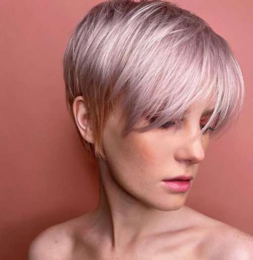 Coupe de cheveux Pixie bob: photos de coupes de cheveux de tous les côtés