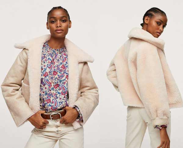 Manteaux en peau de mouton réversible