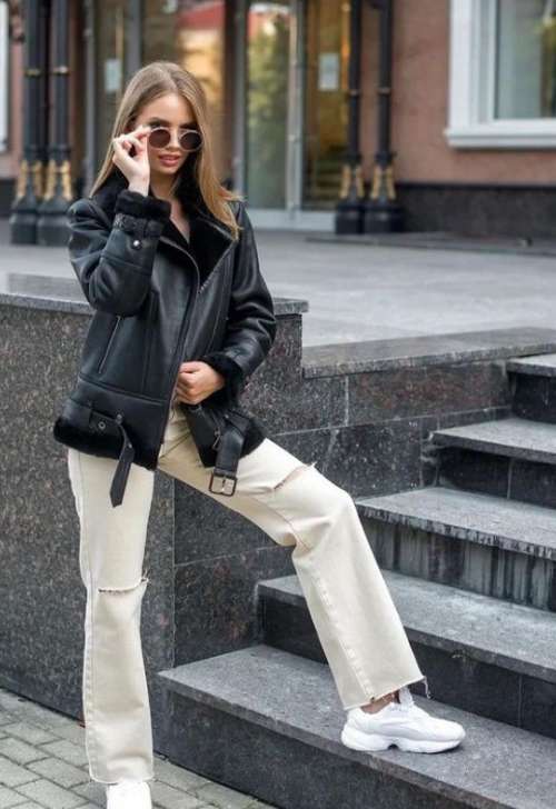 Manteaux en peau de mouton à la mode 2026: looks d'hiver pour femmes, tendances, modèles