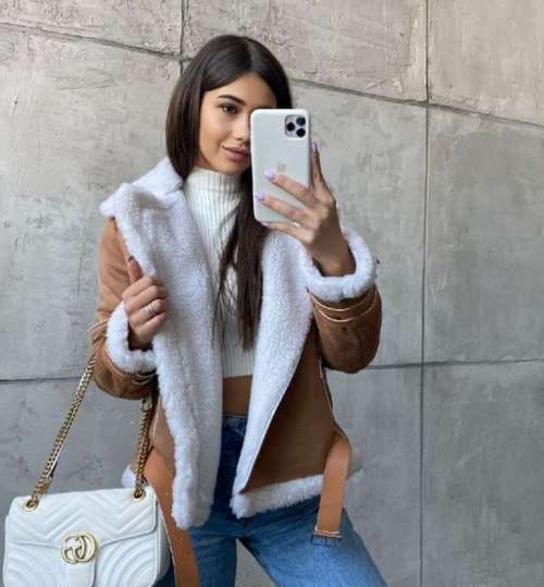 Manteaux en peau de mouton à la mode 2026: looks d'hiver pour femmes, tendances, modèles