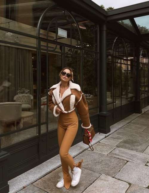 Manteaux en peau de mouton à la mode 2026: looks d'hiver pour femmes, tendances, modèles