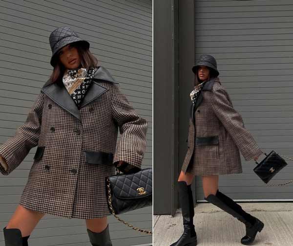 Panamas en cuir à la mode