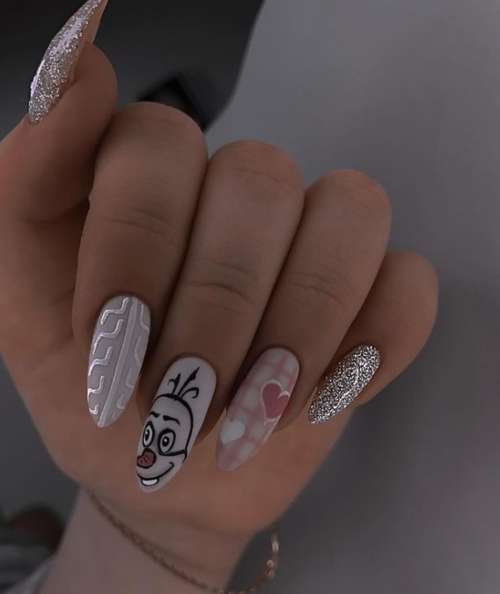 Manucure du Nouvel An 2026: design élégant, couleurs, idées sur la photo