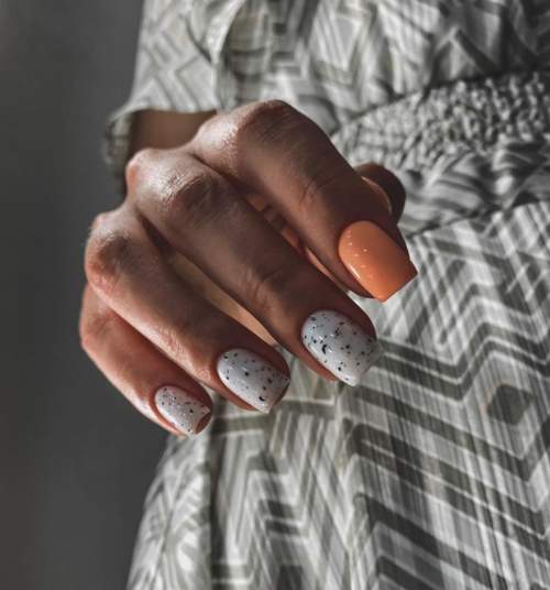 Manucure blanche pour ongles courts: nouveau design 2026, photo