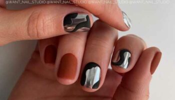 Photo de manucure d'hiver