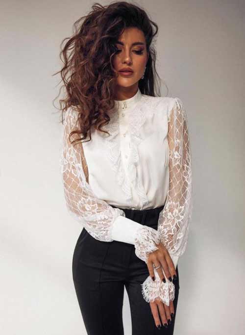 Boucles - coiffure pour la nouvelle année