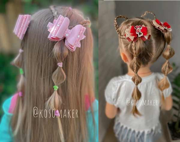 Coiffures du Nouvel An pour les filles