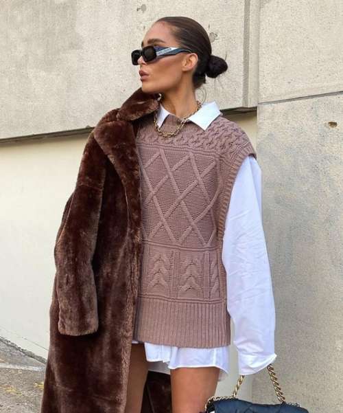 Manteau éco-fourrure 2026 : tendances, couleurs, mannequins, photos