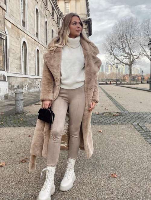 Manteau éco-fourrure 2026 : tendances, couleurs, mannequins, photos