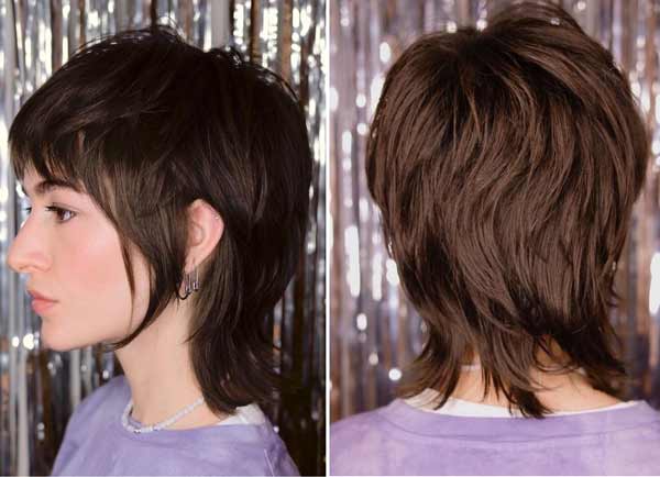 Coupe de cheveux de mulet de tous les côtés