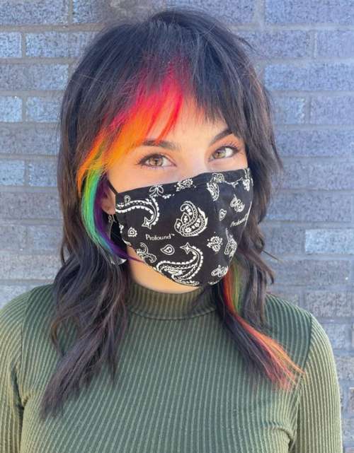 Coloration zonale au maillet