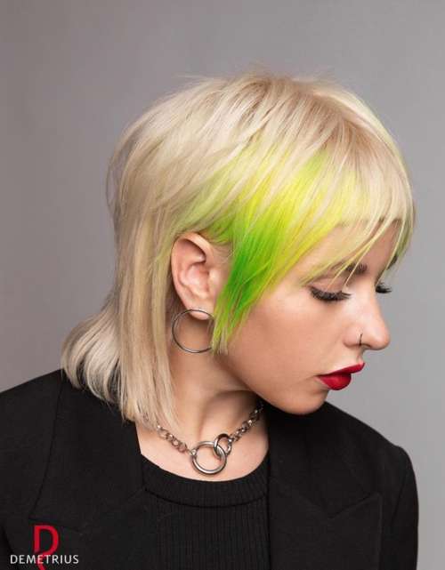 Coloration lumineuse partielle du maillet